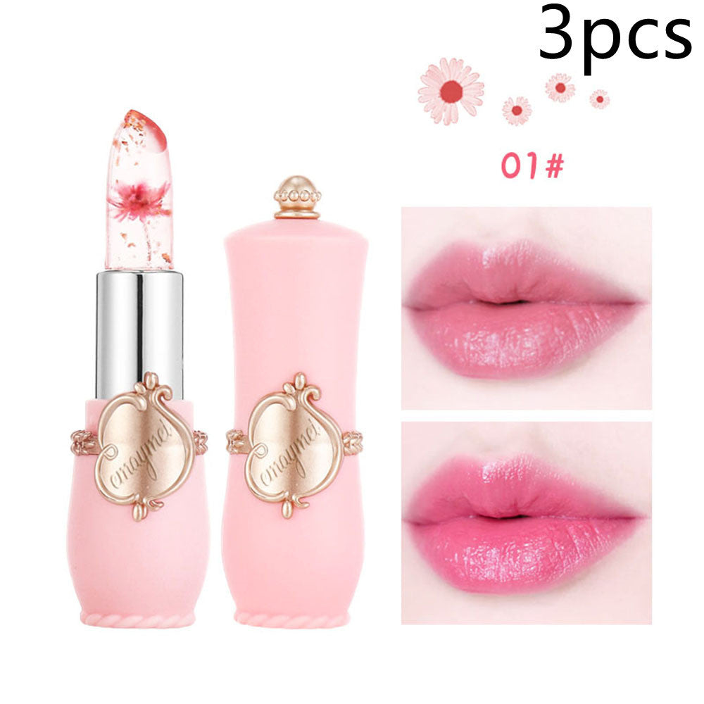 Maymei Moisturizing Lip Balm Dried Flower Color Changing Lipstick Maymei Moisturizing Lip Balm Dried Flower Color Changing Lipstick